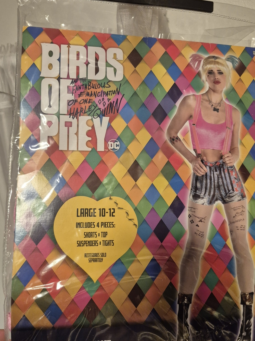DC Harley Quinn Pink Birds Of Prey Costume